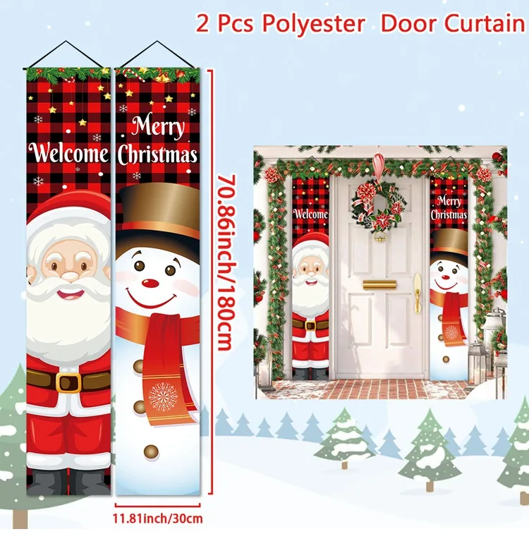 Festive Christmas Door Banner Set for 2024 26 Festive Christmas Door Banner Set for 2024 - Image 26