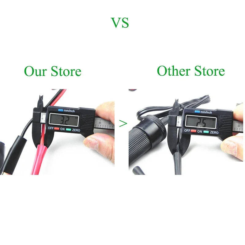 12V Battery Clip-On Cigarette Lighter Adapter 5 12V Battery Clip-On Cigarette Lighter Adapter - Image 5