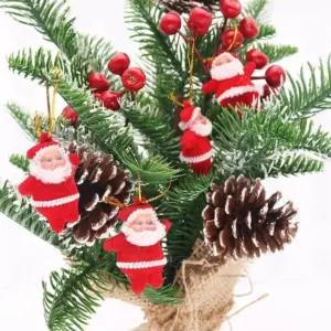 Colorful Santa Ornaments Set for Holiday Decor 9 Sb5d00da6146d488598e50f3c59d24307G