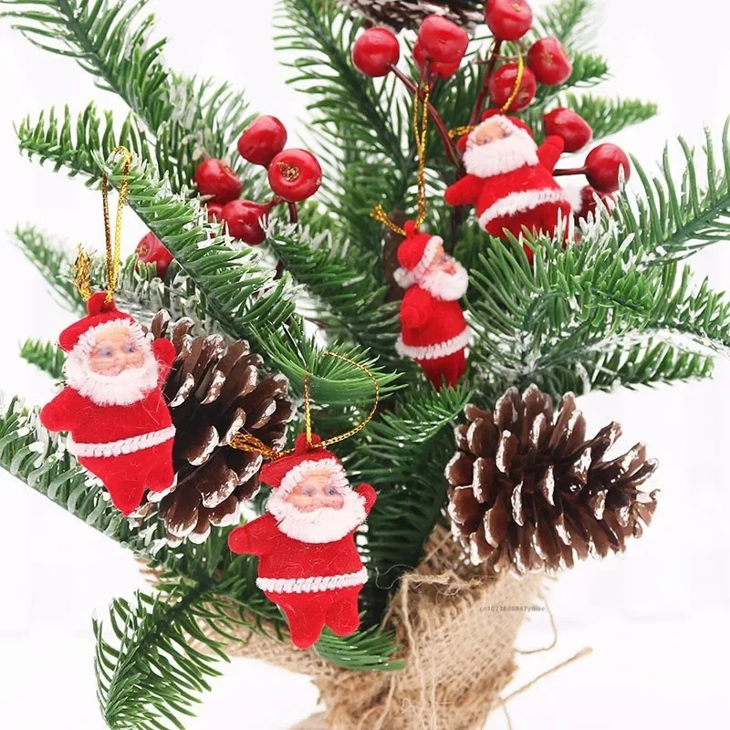Colorful Santa Ornaments Set for Holiday Decor 2 Colorful Santa Ornaments Set for Holiday Decor - Image 2