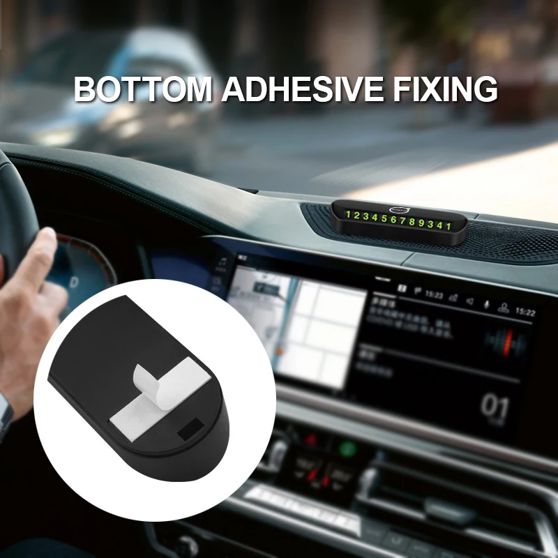 Black LED Numeric Parking Card for Vehicles 3 Black LED Numeric Parking Card for Vehicles - Image 3