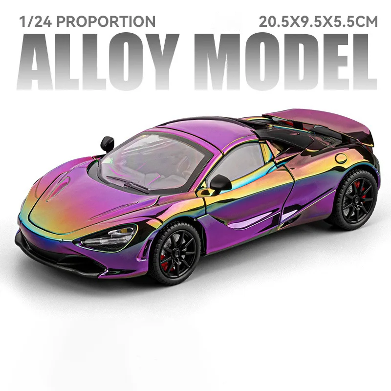 1:24 Alloy Diecast Sports Car Model 8 1:24 Alloy Diecast Sports Car Model - Image 8
