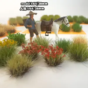 Miniature Grass Tufts for Dioramas 15pcs 13 Sb6630c4f77014ad192e9f97801b08823d
