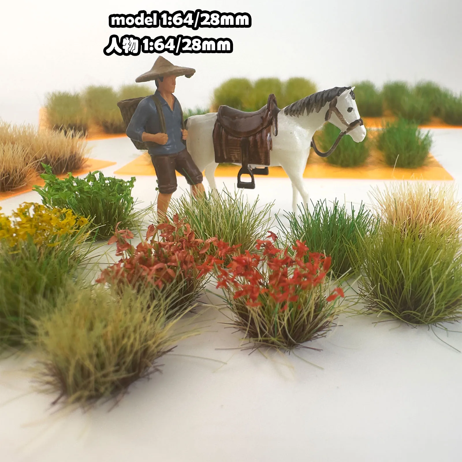 Miniature Grass Tufts for Dioramas 15pcs 2 Miniature Grass Tufts for Dioramas 15pcs - Image 2
