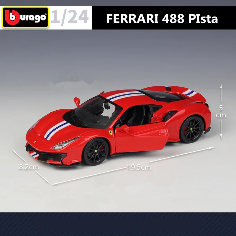 Ferrari 488 1:24 Diecast Model Replica 4 Ferrari 488 1:24 Diecast Model Replica - Image 4