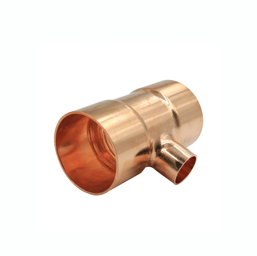 Copper Reducing Tee for Plumbing Systems 4 Copper Reducing Tee for Plumbing Systems - Image 4