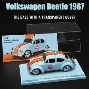 Vintage Blue Gulf Oil Volkswagen Beetle Miniature Model 14 Sb6e326d0e33448e6a71ffdc06686e406C 1