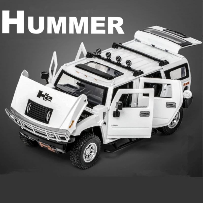 1/24 Scale Hummer H2 Diecast Model 9 1/24 Scale Hummer H2 Diecast Model - Image 9