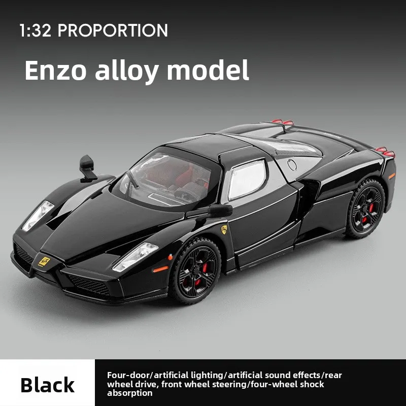 Yellow Alloy 1:32 Scale Sports Car Model 9 Yellow Alloy 1:32 Scale Sports Car Model - Image 9