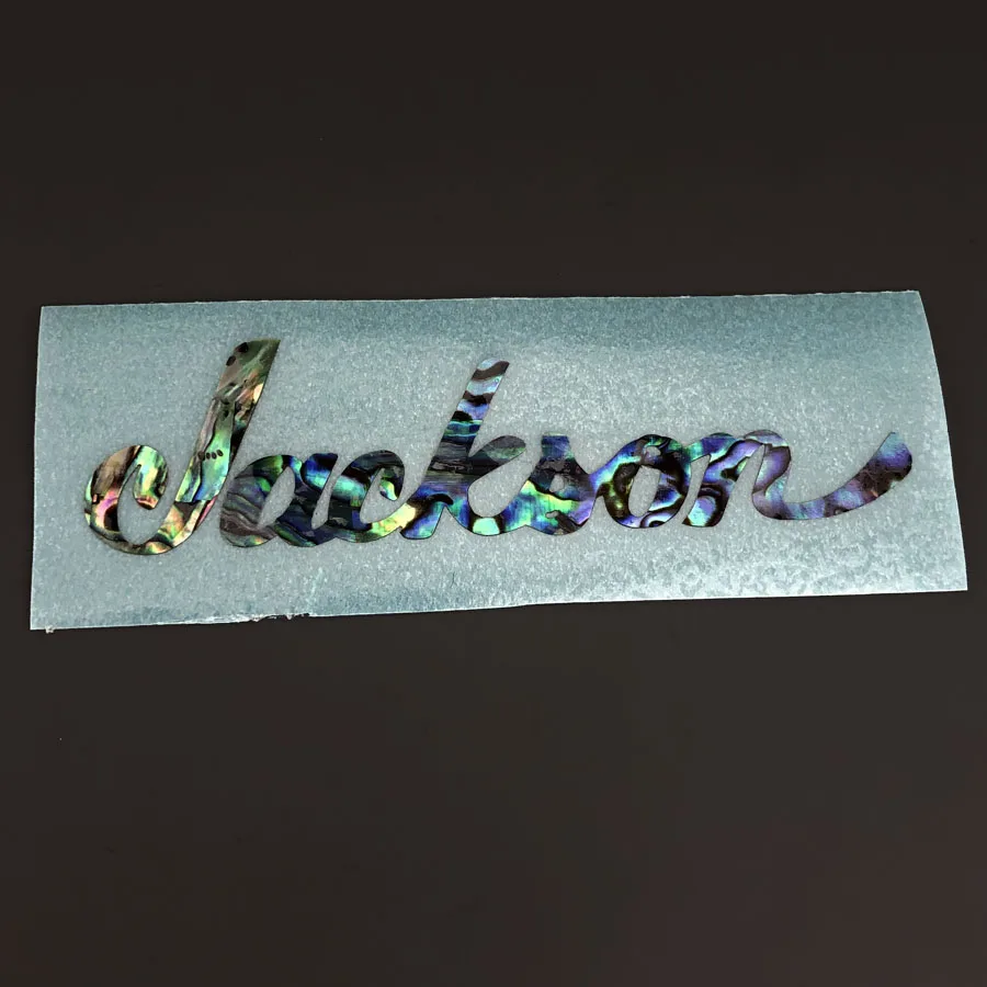 Abalone Guitar Decal with Rainbow Iridescence 3 Abalone Guitar Decal with Rainbow Iridescence - Image 3