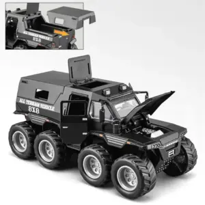 High-Detail Black Police Off-Road Vehicle Model 12 Sb746d8a0819c4c15919aa3067601a84cS