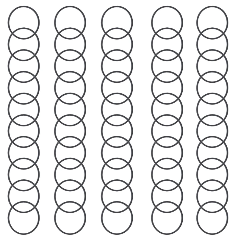 Set of 50 Rubber Drive Belts for Audio Equipment 3 Set of 50 Rubber Drive Belts for Audio Equipment - Image 3