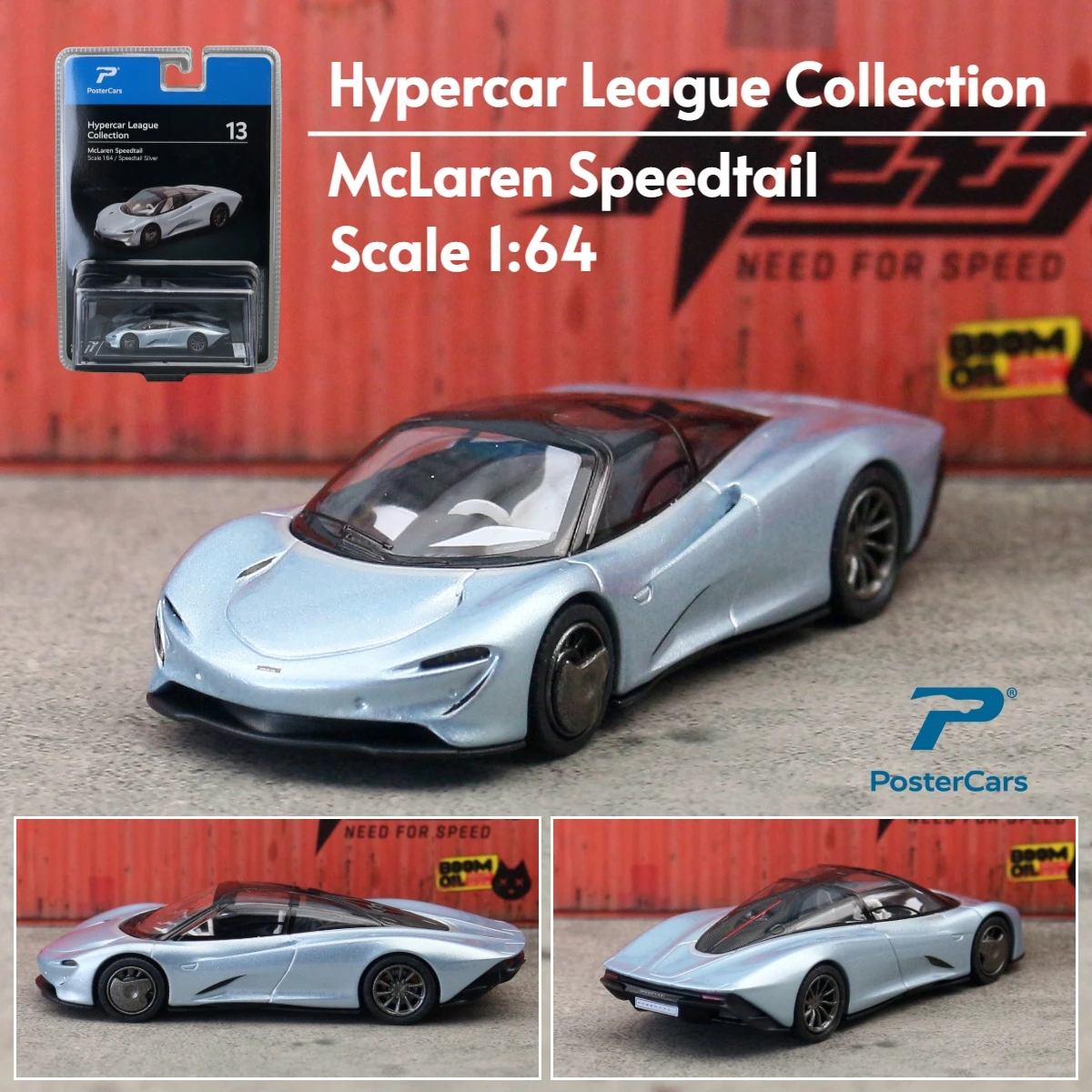 McLaren Speedtail Diecast Model 1:64 Scale 8 McLaren Speedtail Diecast Model 1:64 Scale - Image 8