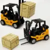 Miniature Industrial Forklift Model for Display