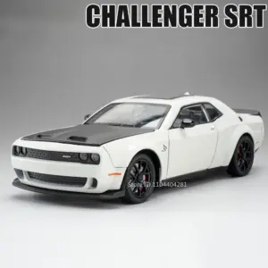 1:24 Scale Diecast Challenger SRT Hellcat & Police Car 18 Sb8c269c2fb01428792ecbe8ce20b7846x