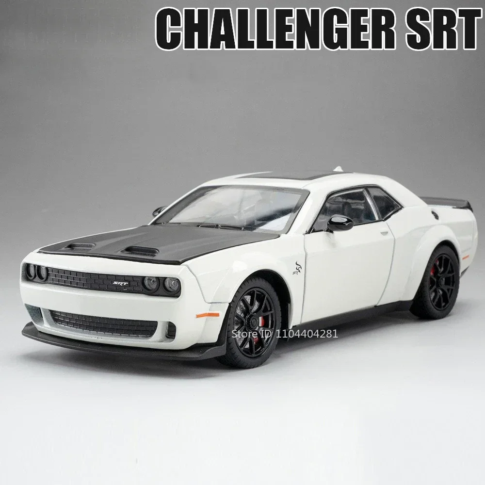 1:24 Scale Diecast Challenger SRT Hellcat & Police Car 9 1:24 Scale Diecast Challenger SRT Hellcat & Police Car - Image 9