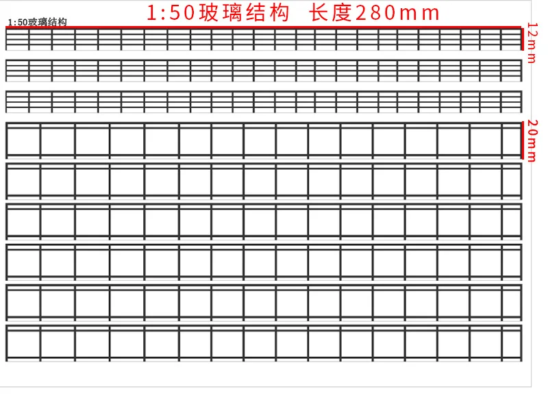 Transparent Miniature Fence for Dioramas 3 Transparent Miniature Fence for Dioramas - Image 3