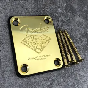 Gold Anniversary Guitar Neck Plate with Engravings 3 Sb9849497abb540cf9c15314d184bba24o 5
