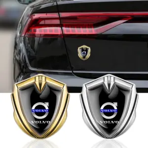Stylish Metal Shield Emblem Sticker for Cars