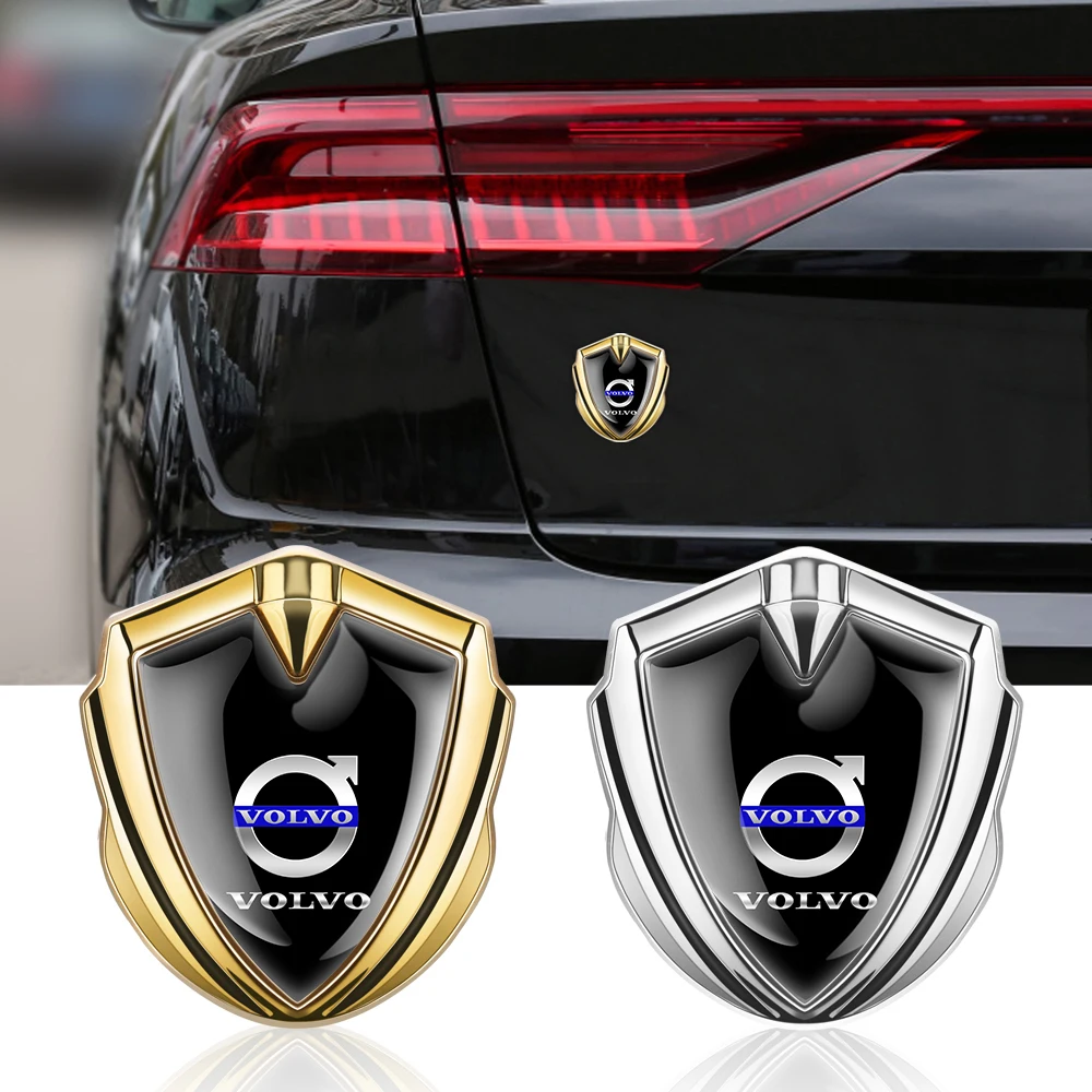 Stylish Metal Shield Emblem Sticker for Cars 1 Stylish Metal Shield Emblem Sticker for Cars