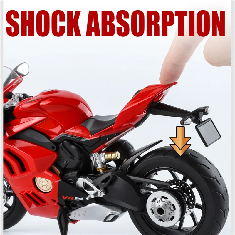 1/9 Scale Ducati Panigale V4S Diecast Model 4 1/9 Scale Ducati Panigale V4S Diecast Model - Image 4