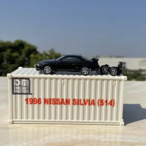 Red Diecast Nissan Silvia S14 Model 1:64 Scale 8 Sba7a97e6e6c4429eb59336ec1d0788610