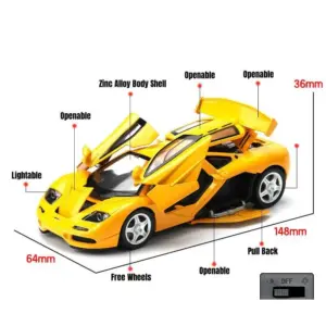 1/32 McLaren F1 GTR Diecast Model in Multiple Colors 11 Sbaf6672f0c10438dbb214c0a6755b940b