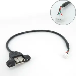 USB Female Connector with Dust-Proof Cover 17 Sbb3f2ec83ccd4197b0f33911d8b8e495j