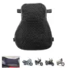 Black Motorcycle Seat Cushion with Shock Absorption