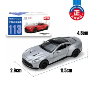 Silver 1:43 Aston Martin Vanquish Diecast Model 13 Sbb6ac627f11f44ffaa374cf508c756035