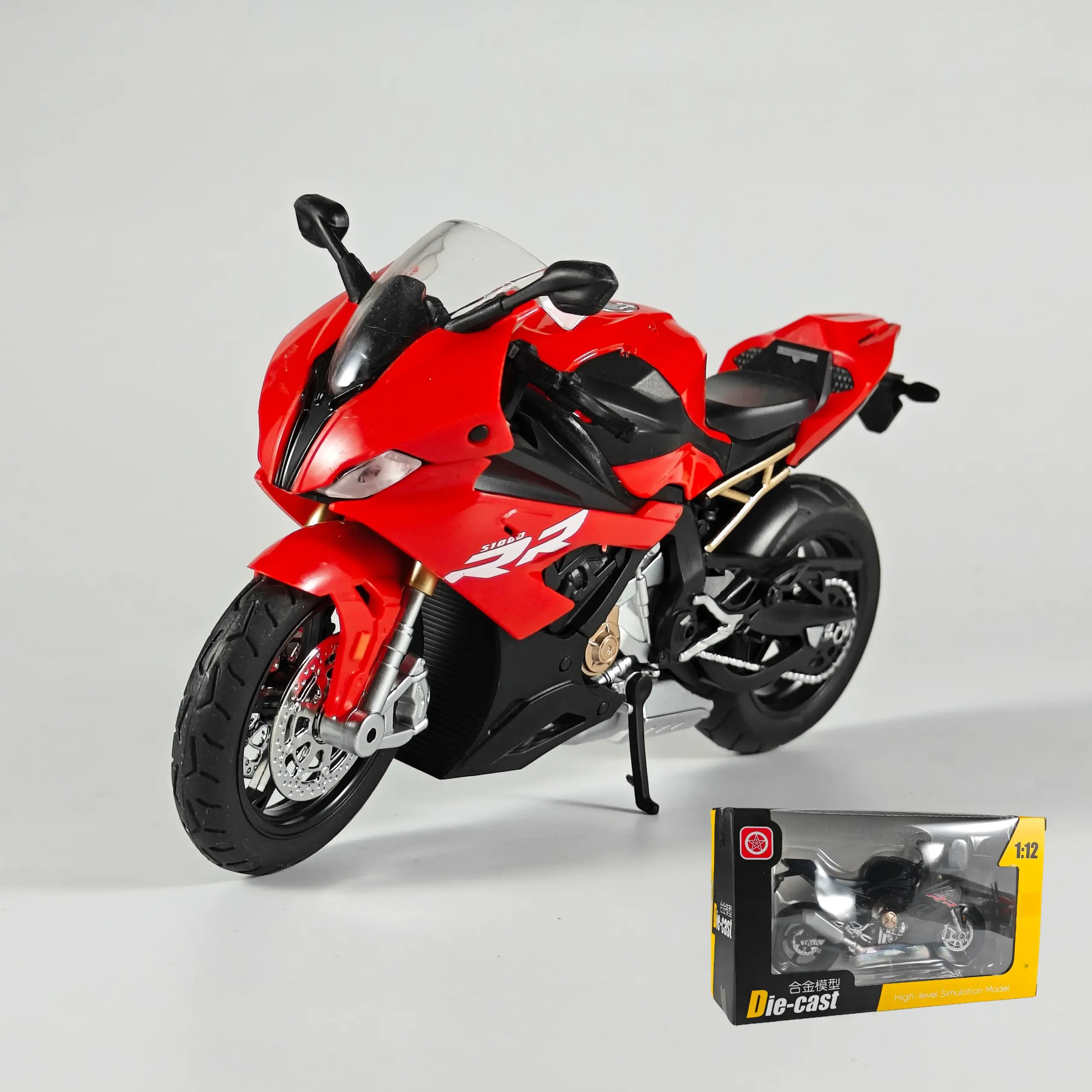 BMW S100RR 1:12 Diecast Model with Lights and Sound 8 BMW S100RR 1:12 Diecast Model with Lights and Sound - Image 8