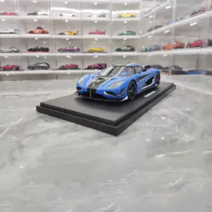 Vibrant Blue 1/18 Resin Racing Car Model 8 Sbbd31364144a42ba86b8f9eec6ca32f9Z