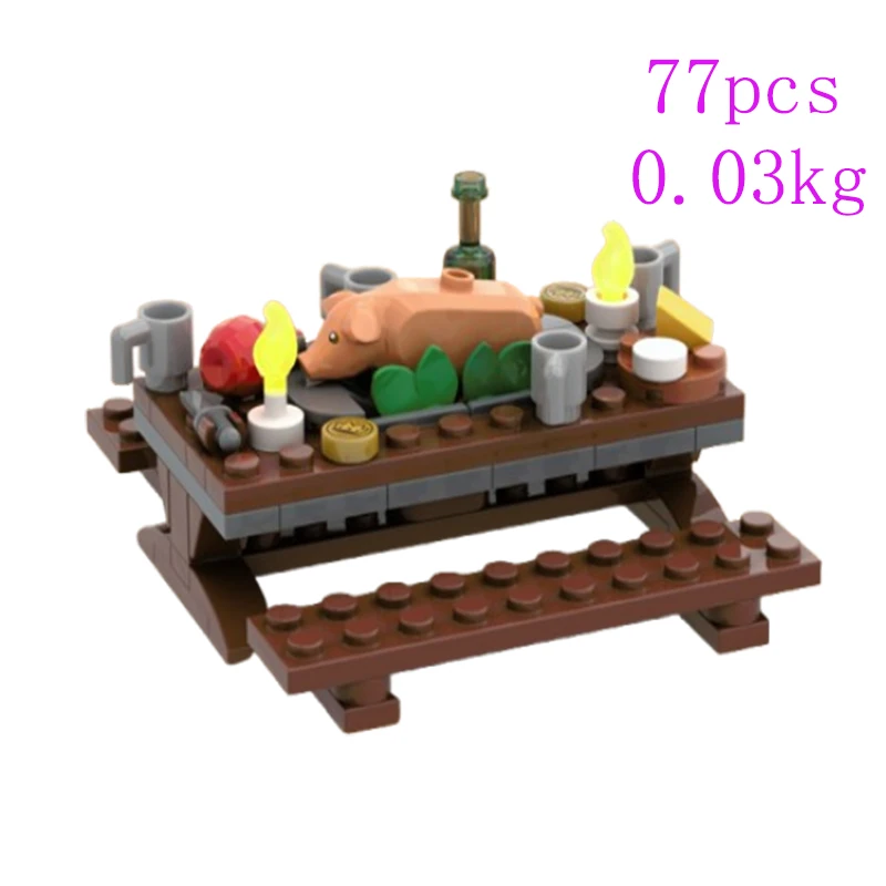 Rustic Building Block Scene Set for Creative Enthusiasts 3 Rustic Building Block Scene Set for Creative Enthusiasts - Image 3