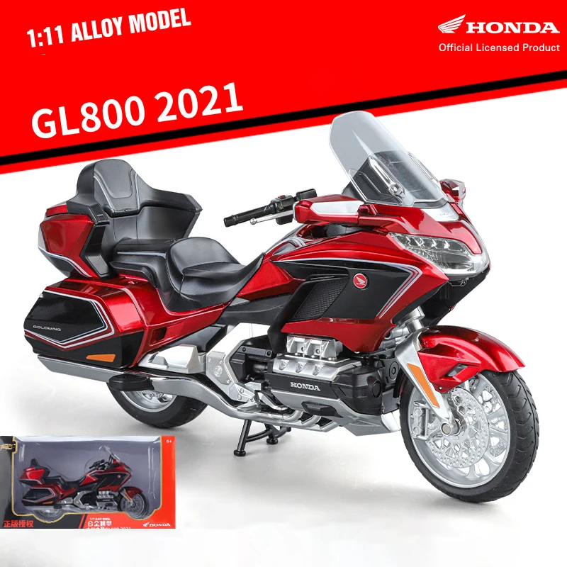 Red Honda Gold Wing GL800 2021 Diecast Model 7 Red Honda Gold Wing GL800 2021 Diecast Model - Image 7