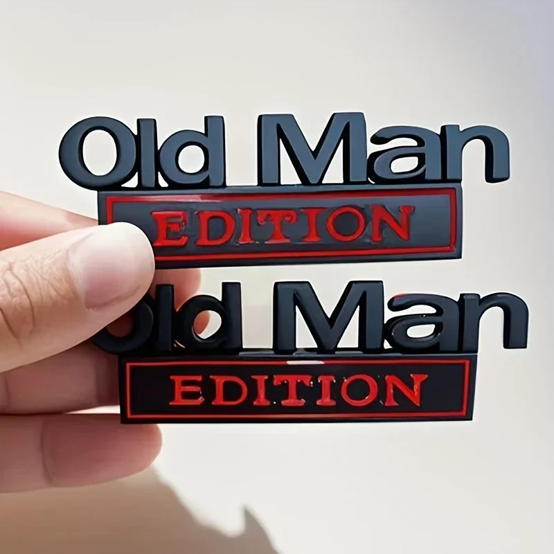 Old Man Edition Car Badge Badge 2 Old Man Edition Car Badge Badge - Image 2