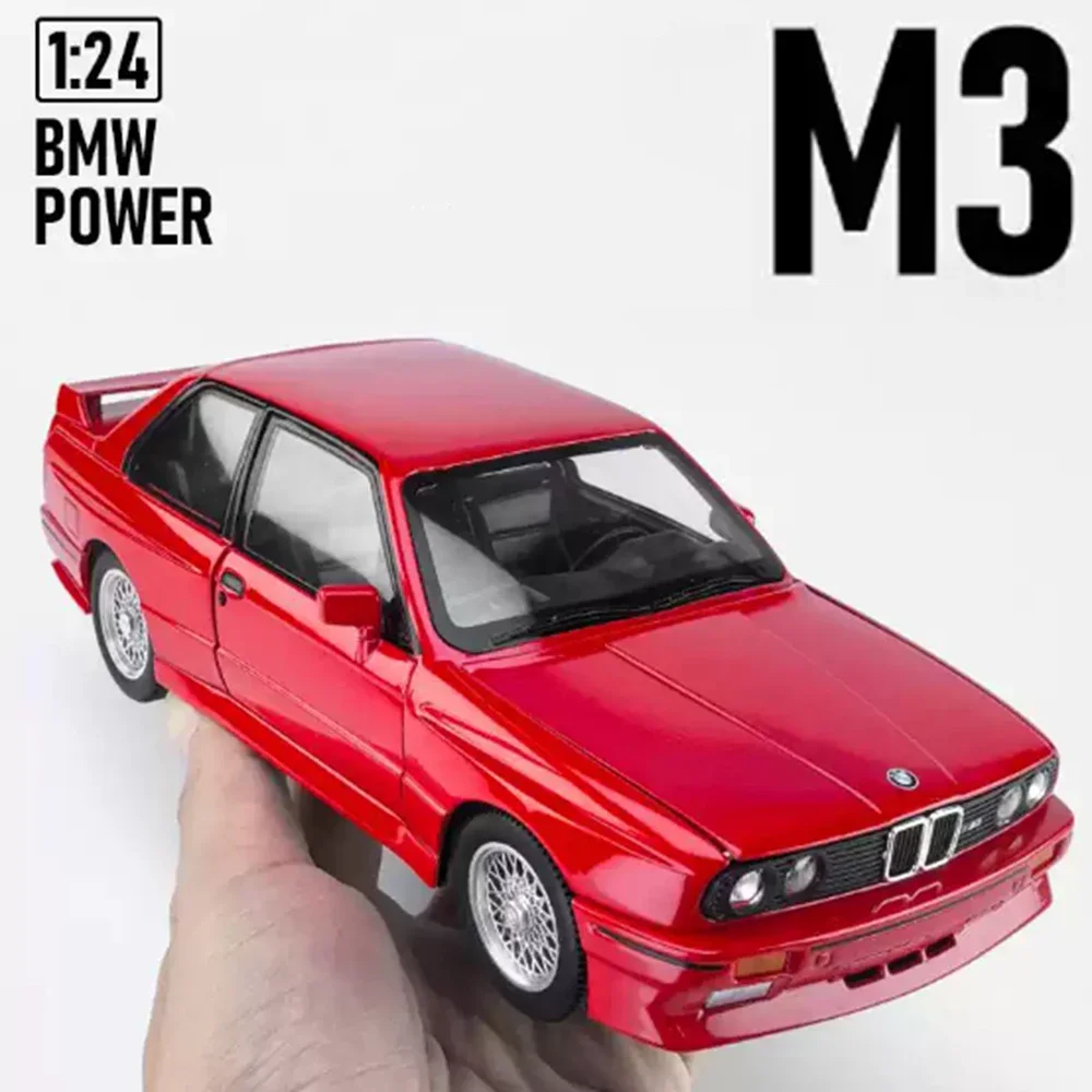 Red BMW E30 M3 Diecast Model 1:24 Scale 6 Red BMW E30 M3 Diecast Model 1:24 Scale - Image 6