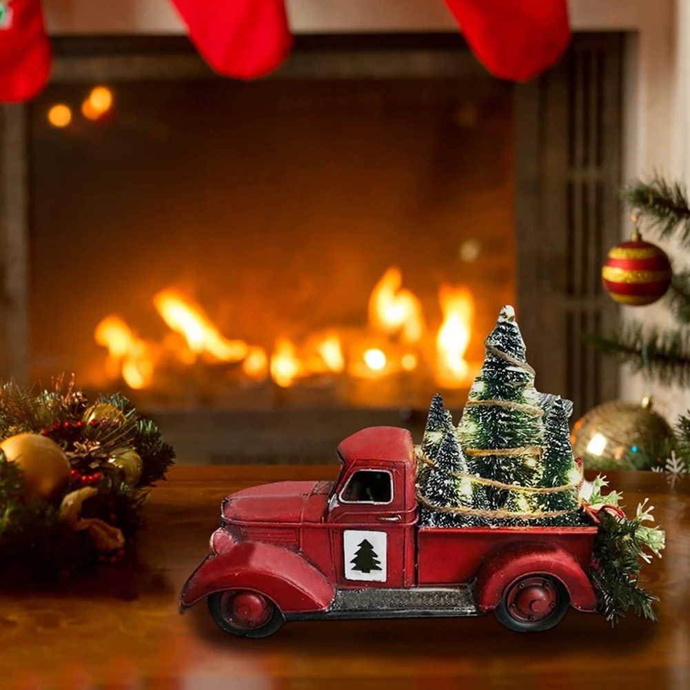 Vintage Red Truck Christmas Ornament 5 Vintage Red Truck Christmas Ornament - Image 5