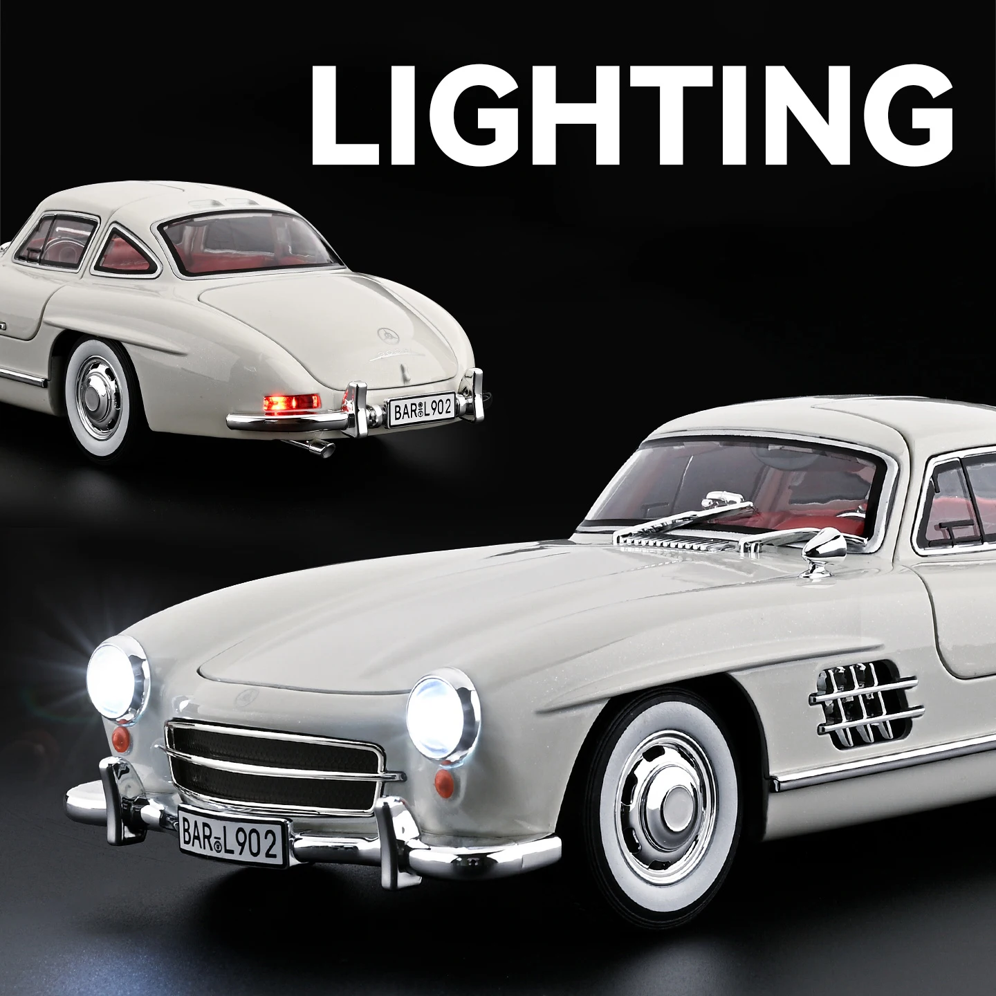 Mercedes-Benz 300SL 1:18 Scale Model Collectible 4 Mercedes-Benz 300SL 1:18 Scale Model Collectible - Image 4