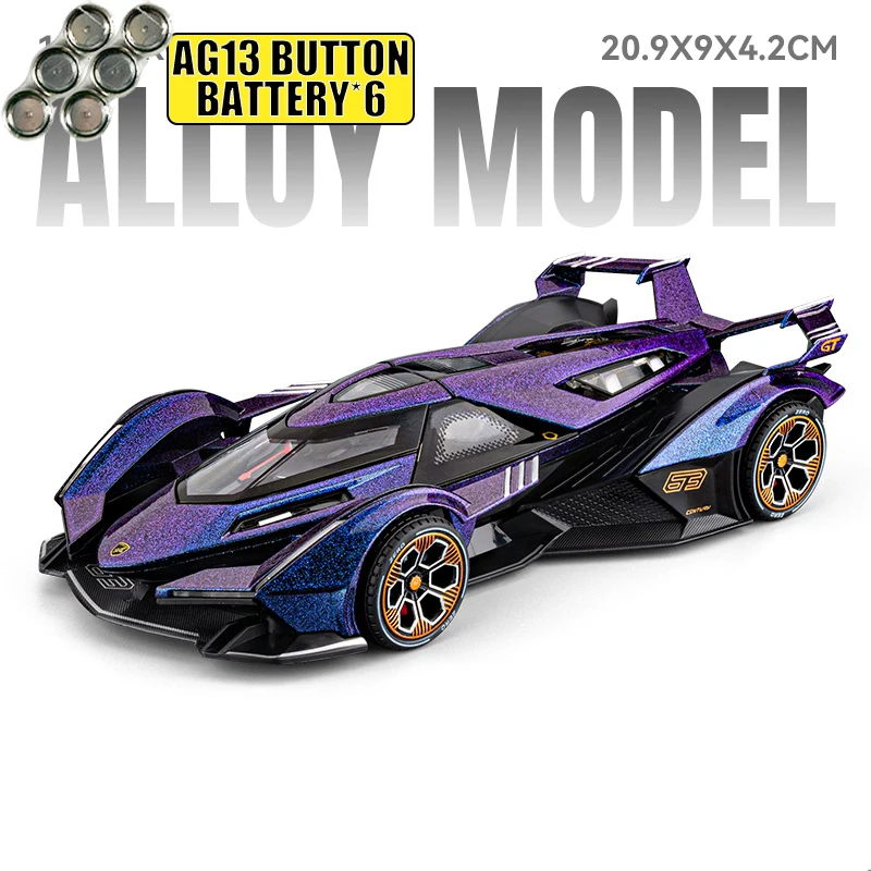 V12 Vision GT 1:24 Diecast Model Car 21 V12 Vision GT 1:24 Diecast Model Car - Image 21