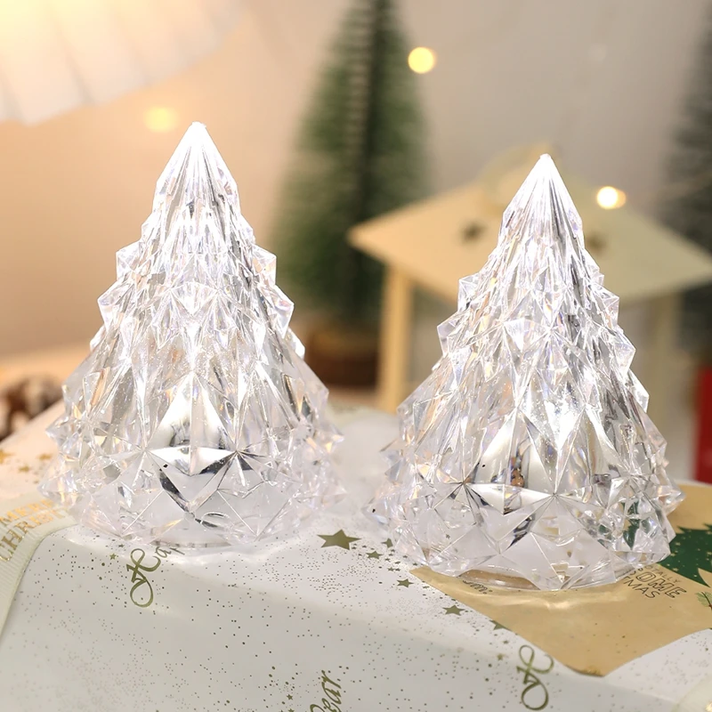 Flameless LED Christmas Tree Candles Set 8 Flameless LED Christmas Tree Candles Set - Image 8