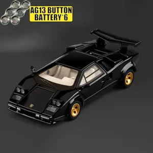 Black Lamborghini Countach LP500S Model 1:32 Scale 18 Sbd9584fe838442a18333e2c074cde9a8N 2