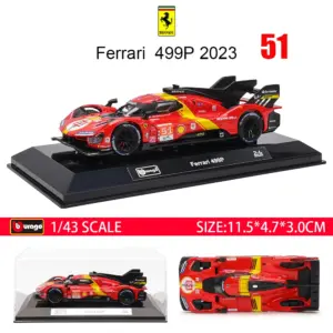 Ferrari 499P No.50 1:43 Scale Diecast Model 15 Sbe8b6024e0c449e48fcc893add9b53689
