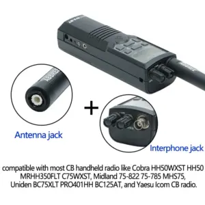 ABBREE 27MHz Gooseneck Tactical Antenna 64cm 9 Sbe91e73172c546989d7d050ced095284b