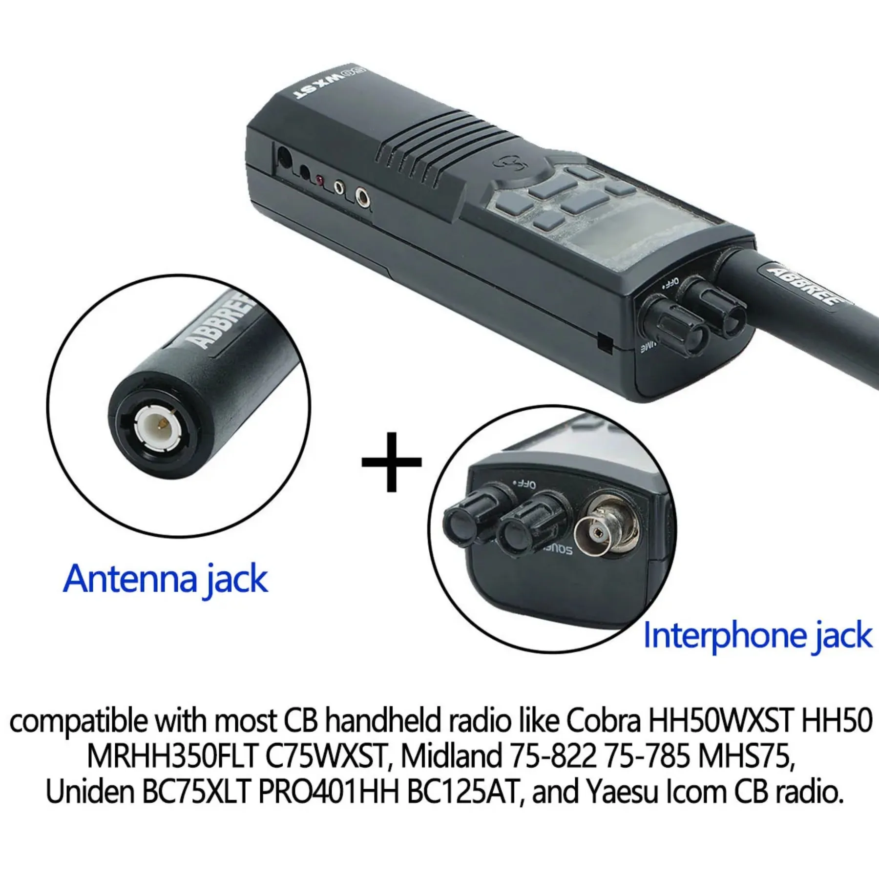 ABBREE 27MHz Gooseneck Tactical Antenna 64cm 4 ABBREE 27MHz Gooseneck Tactical Antenna 64cm - Image 4