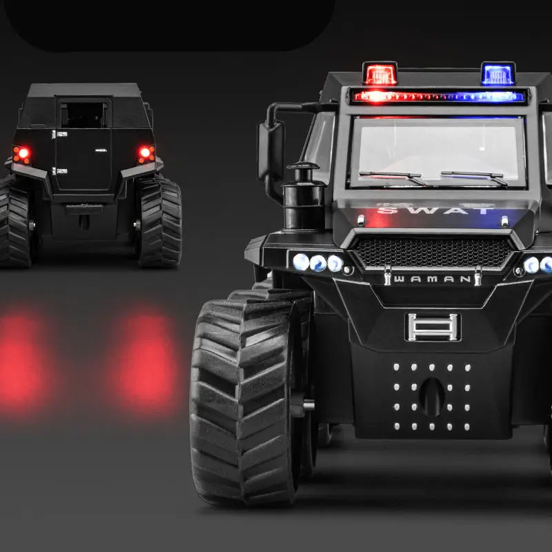 High-Detail Black Police Off-Road Vehicle Model 5 High-Detail Black Police Off-Road Vehicle Model - Image 5