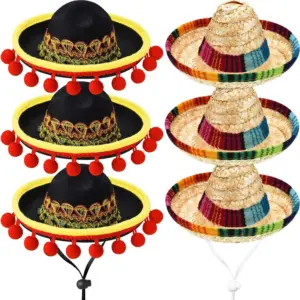 Colorful Mexican Mini Hats for Kids