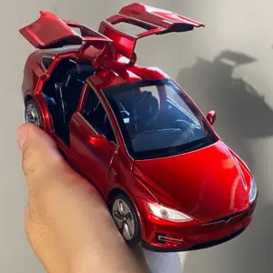 White 1:32 Scale Tesla Model X Diecast SUV 15 Sbf17341f38554eef9ebff232a1f63310c 1