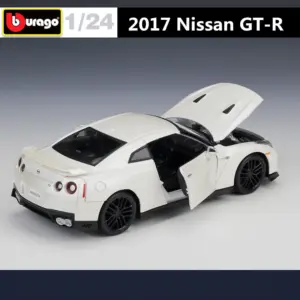 White Nissan Skyline GT-R R35 Diecast Model 1:24 Scale 11 Sbf528599877d4adaa2331b0317228f95f