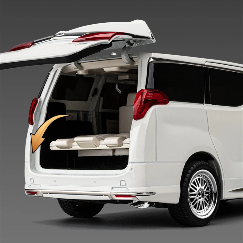 1:18 Toyota Alphard Diecast Model in Black 6 1:18 Toyota Alphard Diecast Model in Black - Image 6