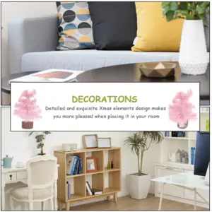 Pink Flocked Mini Christmas Tree Ornament 9 Sbf5b29b26d53473bbe4eed2d73aeb51ab